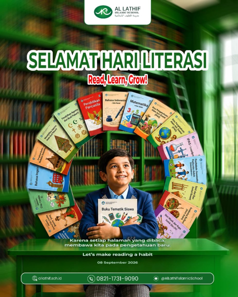 Selamat Hari Literasi: Mari Tumbuhkan Kebiasaan Membaca Sejak Dini